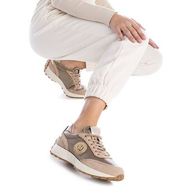 Carmela Collection Women's Leather Casual Sneakers By Xti