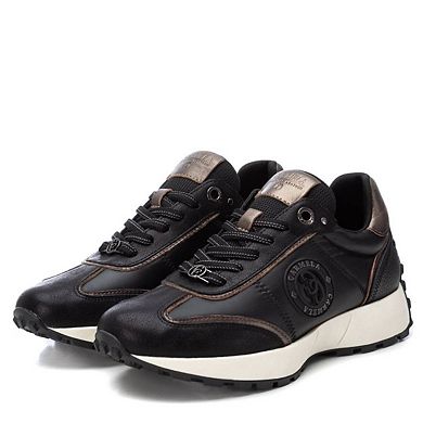 Carmela Collection Women's Leather Casual Sneakers By Xti