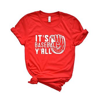It's Baseball Y'all Short Sleeve Graphic Tee