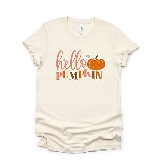 Hello Pumpkin Pumpkin Short Sleeve Graphic Tee