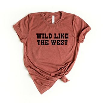 Wild Like The West - Women's Short Sleeve Graphic T-Shirt
