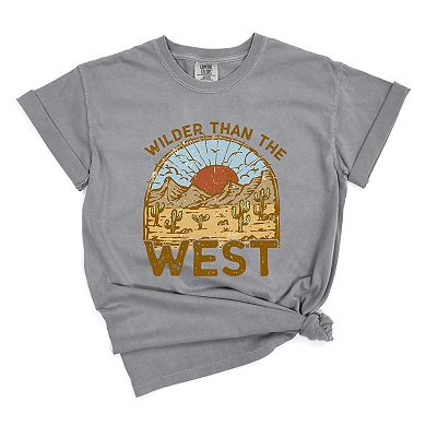 Simply Sage Market Wilder Than The West Garment Dyed Tee
