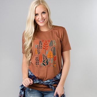 Simply Sage Market Winter Leaves Short Sleeve Tee