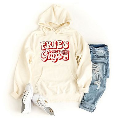 Fries Before Guys Bold Hoodie