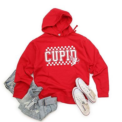 Cupid Varsity Checkered Hoodie