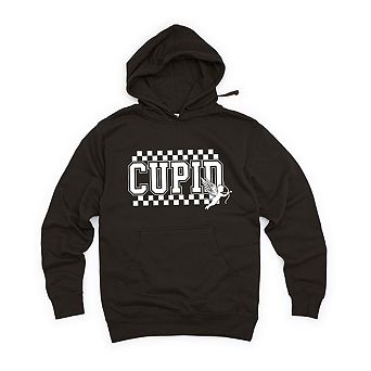 Cupid Varsity Checkered Hoodie