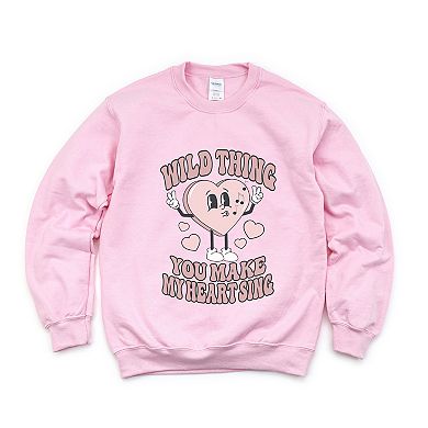 Wild Things Make My Heart Sing - Women's Graphic Sweatshirt