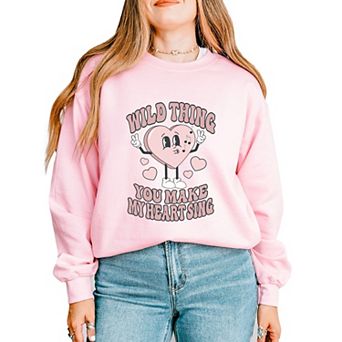 Wild Things Make My Heart Sing - Women's Graphic Sweatshirt