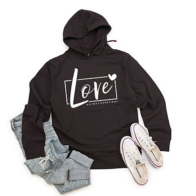 Love All Day Every Day Box Hoodie