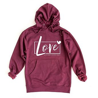 Love All Day Every Day Box Hoodie