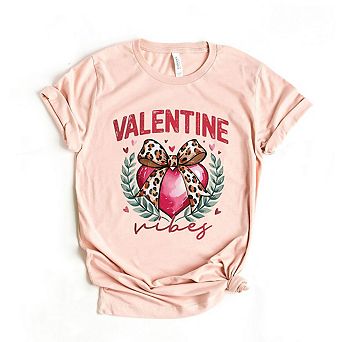 Coquette Valentine Vibes Short Sleeve Graphic Tee