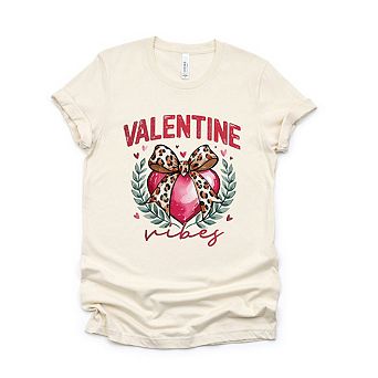 Coquette Valentine Vibes Short Sleeve Graphic Tee