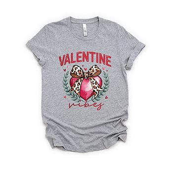 Coquette Valentine Vibes Short Sleeve Graphic Tee