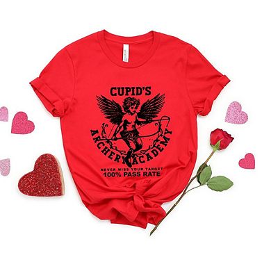 Cupid's Archery Academy Short Sleeve Graphic Tee