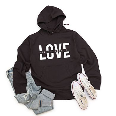 Love Is All You Need Split Hoodie