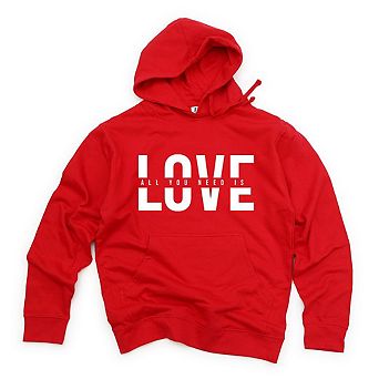 Love Is All You Need Split Hoodie