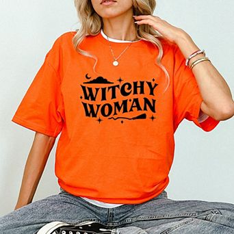 Simply Sage Market Witchy Woman Broom Short Sleeve Tee