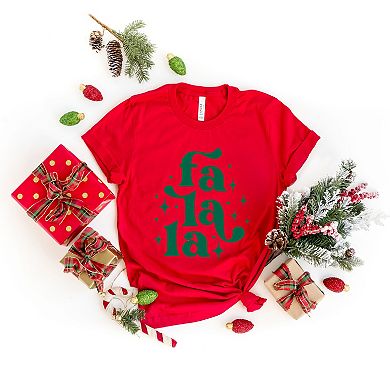 Whimsical Fa La La - Women's Short Sleeve Graphic T-Shirt