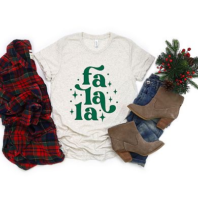 Whimsical Fa La La - Women's Short Sleeve Graphic T-Shirt