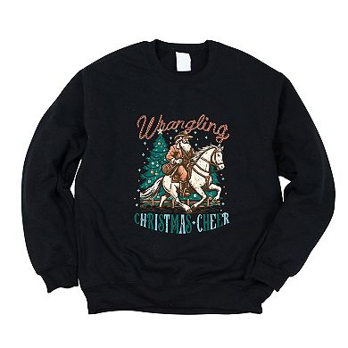 Wrangling Christmas Cheer - Women's Graphic Sweatshirt