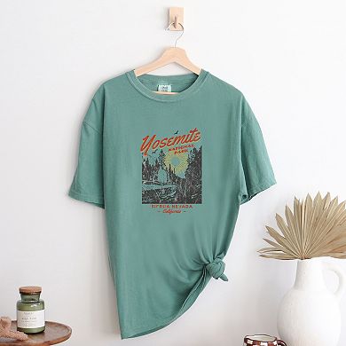 Simply Sage Market Yosemite National Park Sierra Nevada Garment Dyed Tee