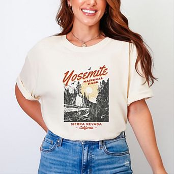 Simply Sage Market Yosemite National Park Sierra Nevada Garment Dyed Tee