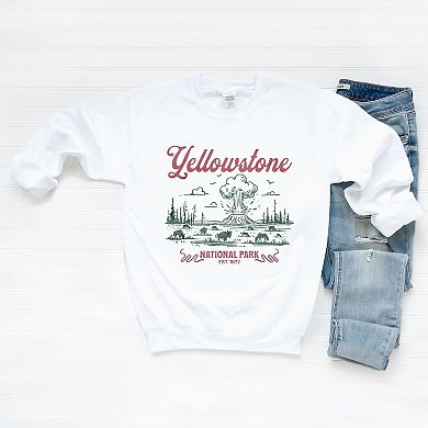 Simply Sage Market Yellowstone National Park EST. 1872 Sweatshirt