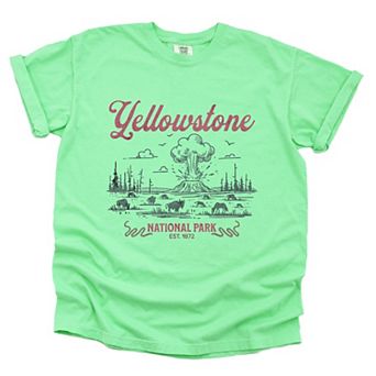 Simply Sage Market Yellowstone National Park EST. 1872 Garment Dyed Tee