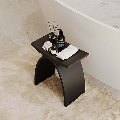 Casainc Freestanding Solid Surface Bathroom Shower Stool