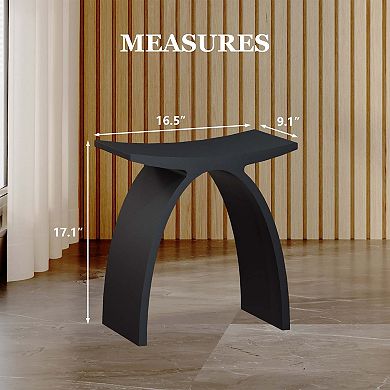 Casainc Freestanding Solid Surface Bathroom Shower Stool