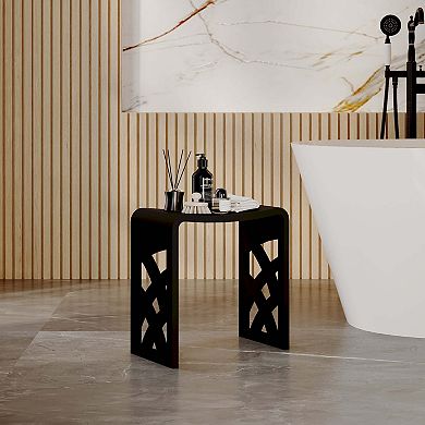 Casainc Freestanding Solid Surface Bathroom Shower Stool
