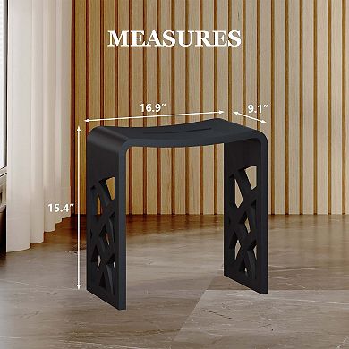 Casainc Freestanding Solid Surface Bathroom Shower Stool