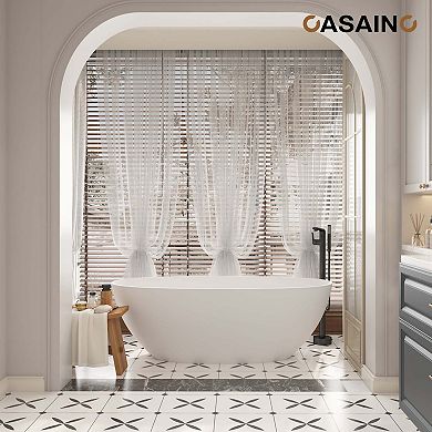 Single Handle Freestanding Bathtub Faucet with Diverter and Handshower