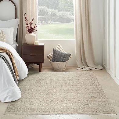 Nourison Outlines Vintage Floral Indoor Rug