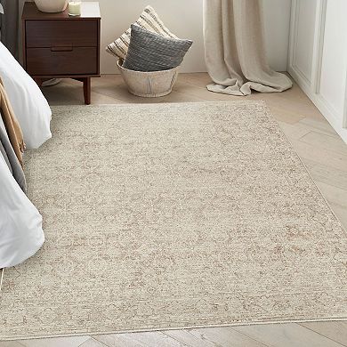 Nourison Outlines Vintage Floral Indoor Rug