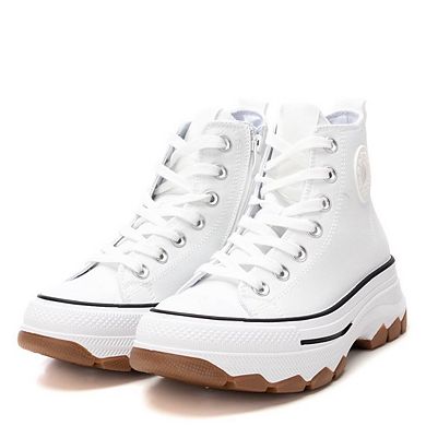 Women's Casual Canvas High Top Sneakers By XTI