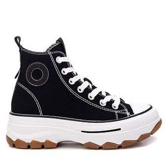 Women's Casual Canvas High Top Sneakers By XTI