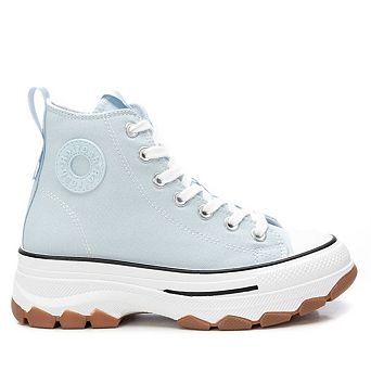 Women's Casual Canvas High Top Sneakers By XTI