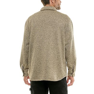 Men's Hallstatt Sweater Fleece Snap Closure Shirt Jacket