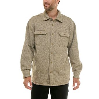 Men's Hallstatt Sweater Fleece Snap Closure Shirt Jacket