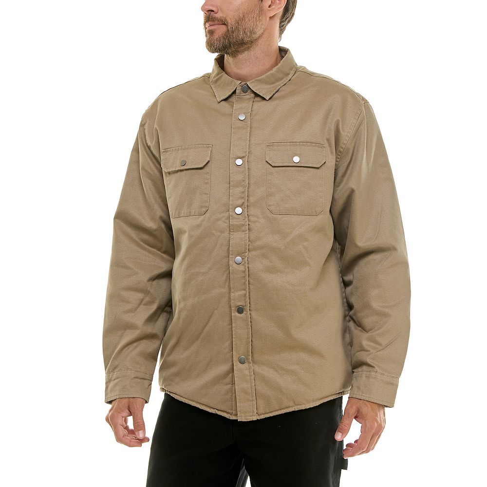 readymade シャツジャケット Men's Hallstatt Sueded Woven Shirt Jacket with Sherpa Lining