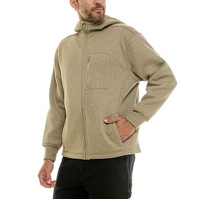Men's Hallstatt Sherpa-Lined Thermal Hooded Full-Zip Shirt Jacket