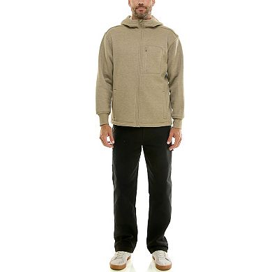Men's Hallstatt Sherpa-Lined Thermal Hooded Full-Zip Shirt Jacket