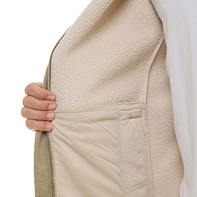 Men's Hallstatt Sherpa-Lined Thermal Hooded Full-Zip Shirt Jacket
