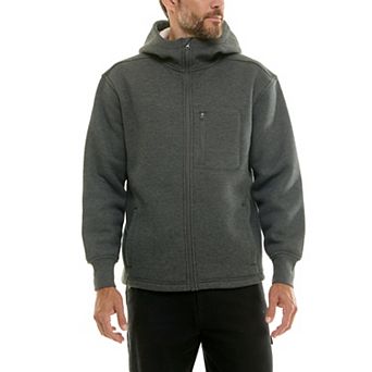 Men's Hallstatt Sherpa-Lined Thermal Hooded Full-Zip Shirt Jacket