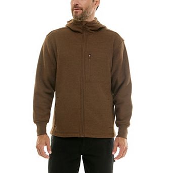 Men's Hallstatt Sherpa-Lined Thermal Hooded Full-Zip Shirt Jacket