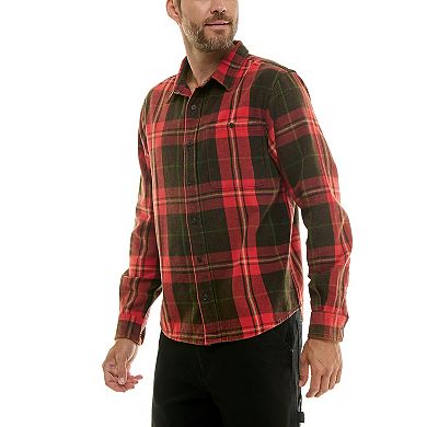 Men's Hallstatt Heavy Gauge Enzyme Washed Plaid Shirt