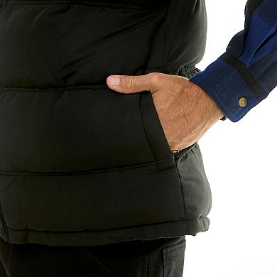 Men's Hallstatt Double Insulated Puffer Vest with Zipper Side Pockets