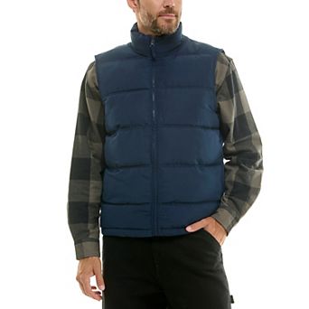 Men's Hallstatt Double Insulated Puffer Vest with Zipper Side Pockets