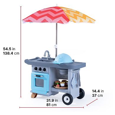 Step2 Grill & Go BBQ Cart with Lights and Sounds